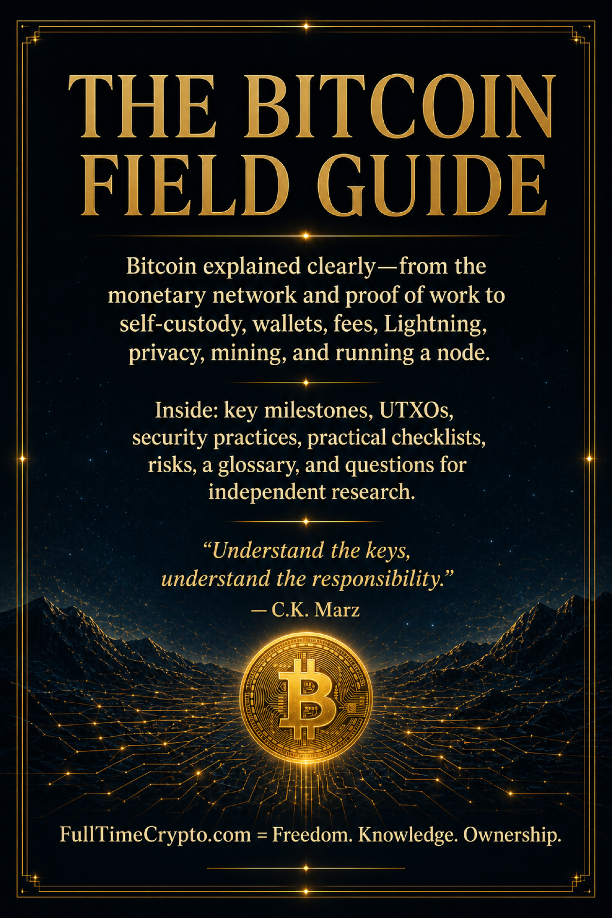 The Bitcoin Field Guide back cover