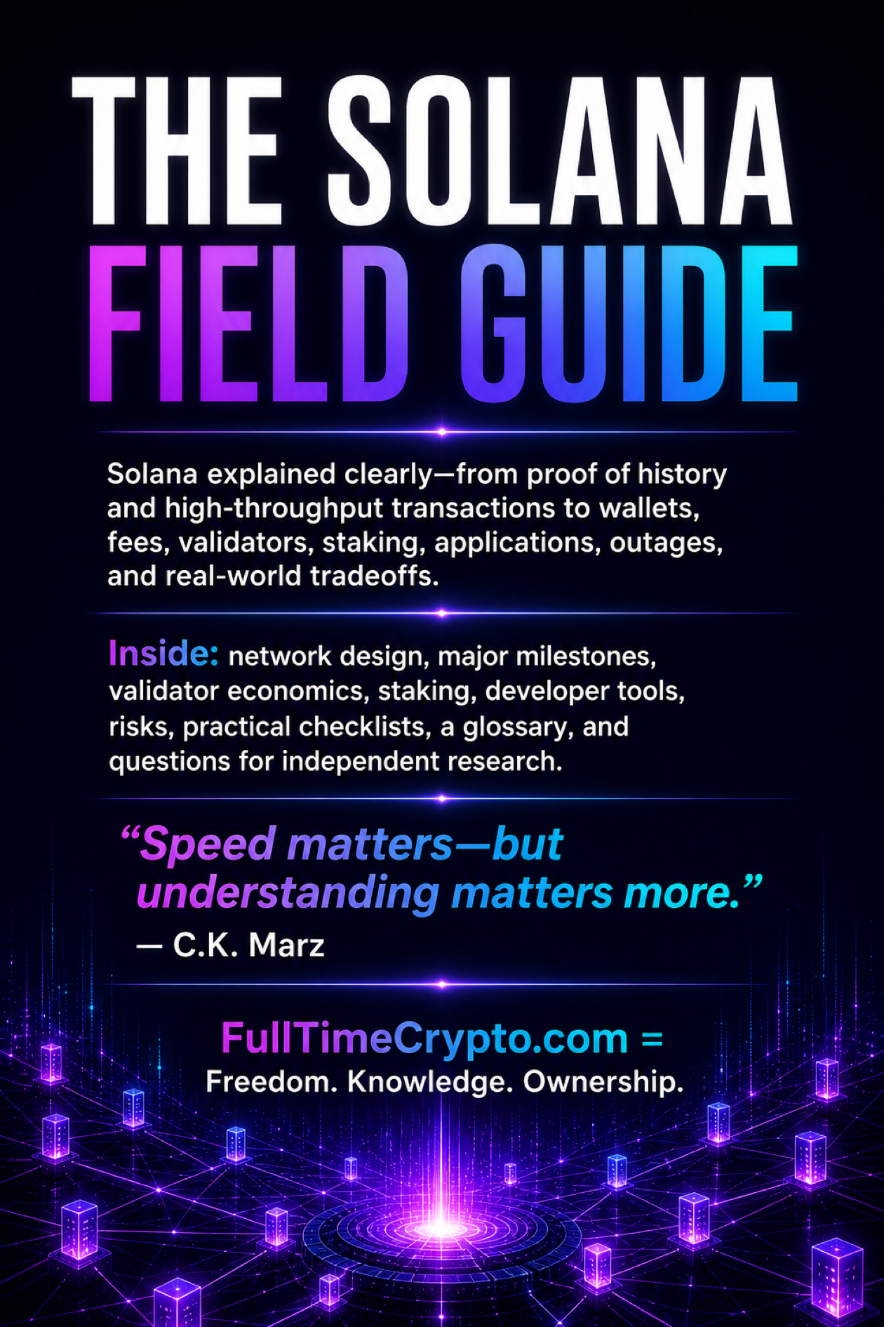 The Solana Field Guide back cover